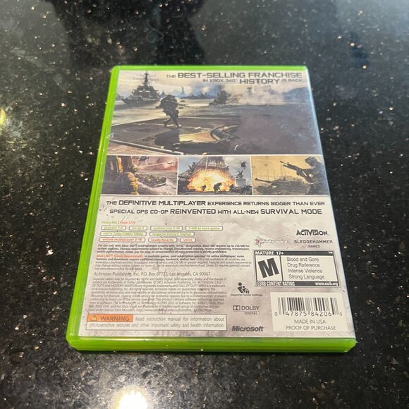 XBOX Lot of 3 Games Call of Duty/ESPN Football/cal of Duty MW3 - Picture 8 of 9